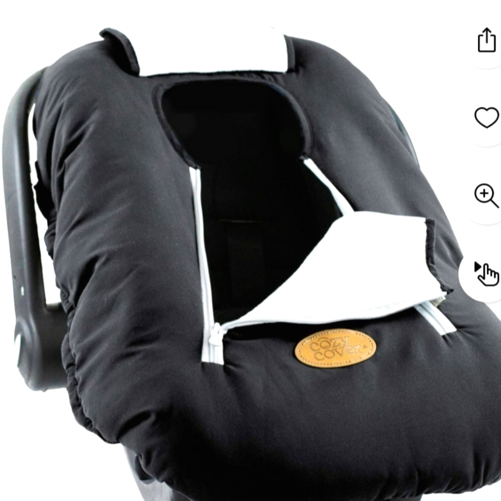 Infant Carrier Cover (Dark Gray)